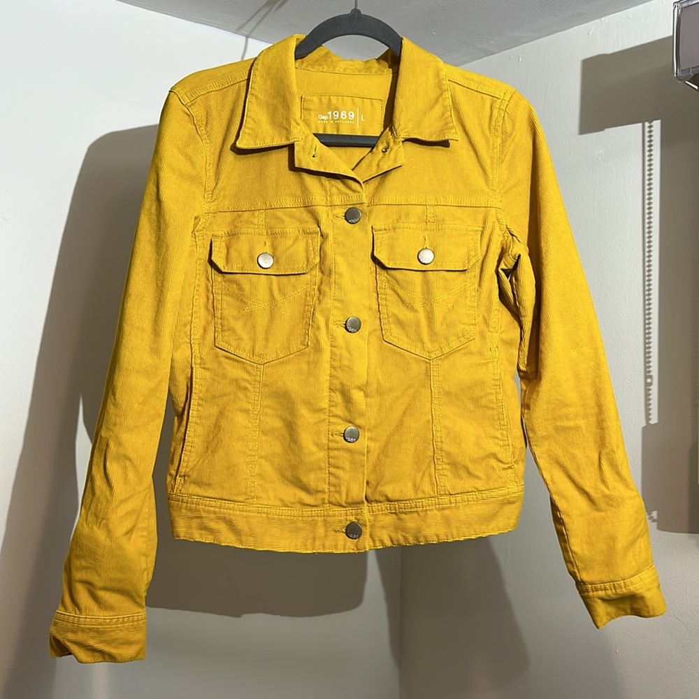 GAP Mustard Corduroy Jacket